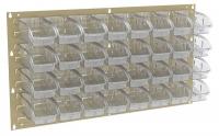 10A029 Louvered Panel, Beige, 32 InSight Bins