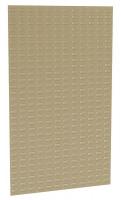 10A138 Louvered Panel, 61 In H x 36 In W, Beige