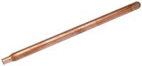 10A606 Copper Straight Stubout, Barb, 1/2Inx1/2In