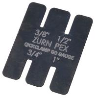 10A629 PEX Crimp Ring Gauge, 3/8 to 1In