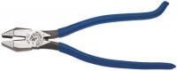 10A984 Linemans Pliers, Square, Cutter, 9-1/4 In