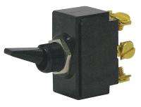 10C562 Toggle Switch, DPST, 4 Conn., On/Off