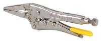 10D220 Pliers, Locking Long Nose, 6-3/4 In, Chrome