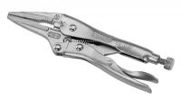 10D221 Pliers, Locking Long Nose, 8-1/2 In, Chrome