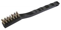 10D449 Wire Brush, Rows 3x20, Brass