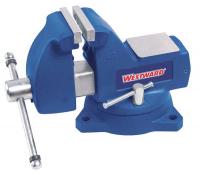 10D709 Bench Vise, Mechanics, Swivel, 8-1/4 In