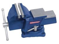 10D718 Bench Vise, Utility Workshop, Swivel, 8 In