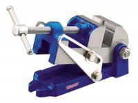 10D748 Drill Press Vise w/Angle, Stnry, 2-1/2 In
