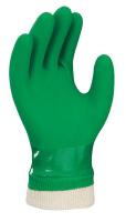 10D929 Chemical Resistant Glove, PVC, L, PR
