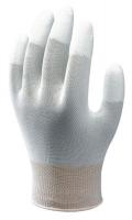 10D931 Coated Gloves, S, White, PR