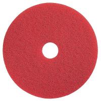 10E066 Floor Pad, Red Buff, 14 in, PK5