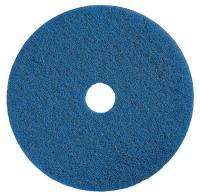 10E068 Floor Pad, Blue Clean, 14 in, PK5