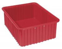 10E096 Divider Box, 10-3/4x8-1/4x3-1/2, Red