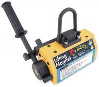 10E771 Lifting Magnet, 660 lb Cap, 9-3/8 In OAL