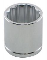 10E890 Socket, Standard, 3/8 In Dr, 12 Pts, 9/32 In