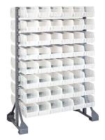 10E956 Rail Unit, 2-Side, 20D, 36W, 53H, 96 Clr Bins
