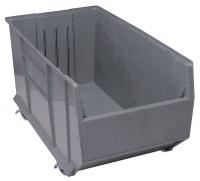 10E966 Rack Bin, Mbl, 41-7/8Dx19-7/8Wx17-1/2H, GR