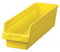 10F119 ShelfMax Bin, 23-5/8Lx6Hx6-5/8W, Yellow