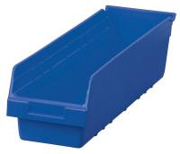 10F120 ShelfMax Bin, 23-5/8Lx6Hx6-5/8W, Blue