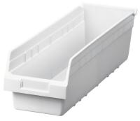 10F121 ShelfMax Bin, 23-5/8Lx6Hx6-5/8W, White