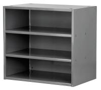 10F144 Cabinet, Stackable, 18Wx16-1/2Hx11D, Gray