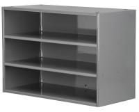 10F160 Cabinet, Stackable, 23Wx16.5Hx11D, Gray