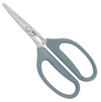 10F710 Scissor, 6 In L, Straight, Sharp, Grey