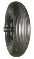 10G169 Wheelbarrow Tire, Ribbed, 16 In. Dia.