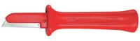 10G335 Cable Knife, Insulated, 7-1/4 In, 1000V