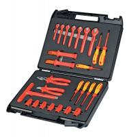 10G352 Insulated Tool Set, Metric, 1/2 In Dr, 26Pc