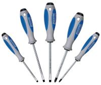 10G460 Screwdriver Set, Slotted/Phillips, 5 Pc