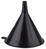 10G580 Plastic Funnel, Black, 4 Oz.