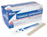 10G837 Tongue Depressors, 6 In, PK 100