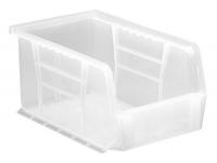 10H838 Stack/Hang Bin, 9-1/4Dx6Wx5H, Clear