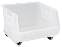10H854 Stack/Hang Bin, Mbl, 18Dx16-1/2Wx11H, Clear