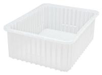 10H875 Grid Container, 22-1/2Lx17-1/2Wx8H, Clr