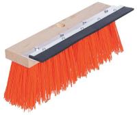 10H922 Push Broom, PP, Hardwood Block, 16 In. OAL