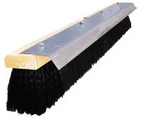 10H931 Push Broom, Black Plastic, 24 In. OAL