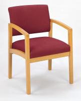 10H938 Guest Chair, Medium Finish, Vital Fabric