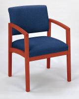 10H940 Guest Chair, Cherry Finish, Eve Fabric