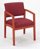 10H941 Guest Chair, Cherry Finish, Vital Fabric