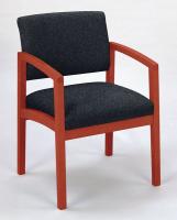 10H942 Guest Chair, Cherry Finish, Macro Fabric