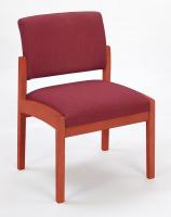 10H947 Guest Chair, Armless, Cherry, Vital Fabric