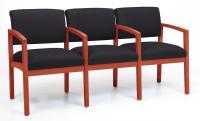 10H966 Sofa, 3 Seats w/ Arms, Cherry, Macro Fabric