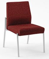 10H993 Guest Chair, Armless, Apple Fabric