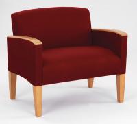 10J031 Guest Chair, Heavy-Duty, Medium/Crimson