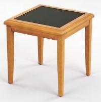 10J054 End Table, Charcoal Finish, 20x20x20-1/2