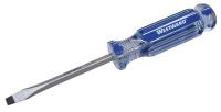 10J195 Screwdriver, Slotted, 1/4 x 4 In