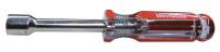 10J240 Nut Driver, Hex 1/2 In, Red, Steel