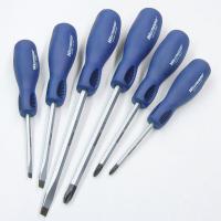 10J319 Screwdriver Set, Slotted/Phillips, 6 Pc